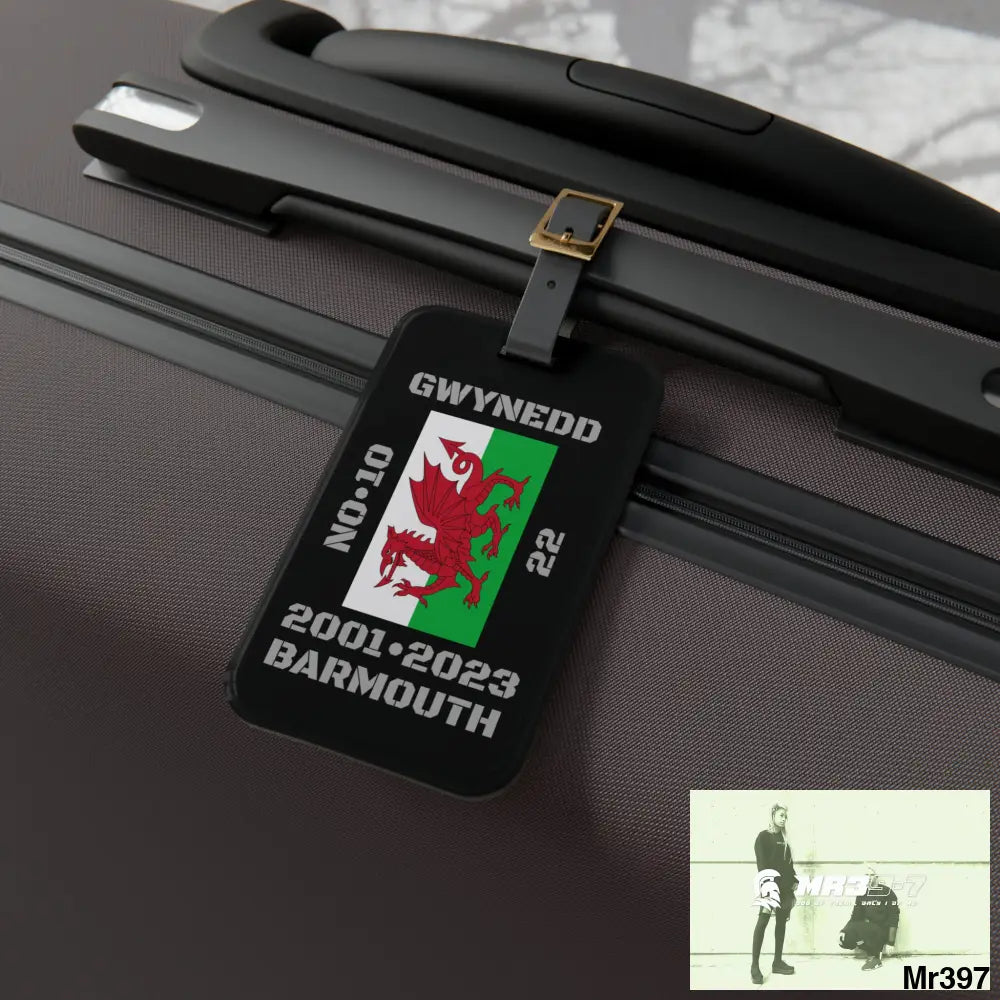 Barmouth • Wales MR39-7 Luggage Tag 2.4’’ × 4’’ Accessories