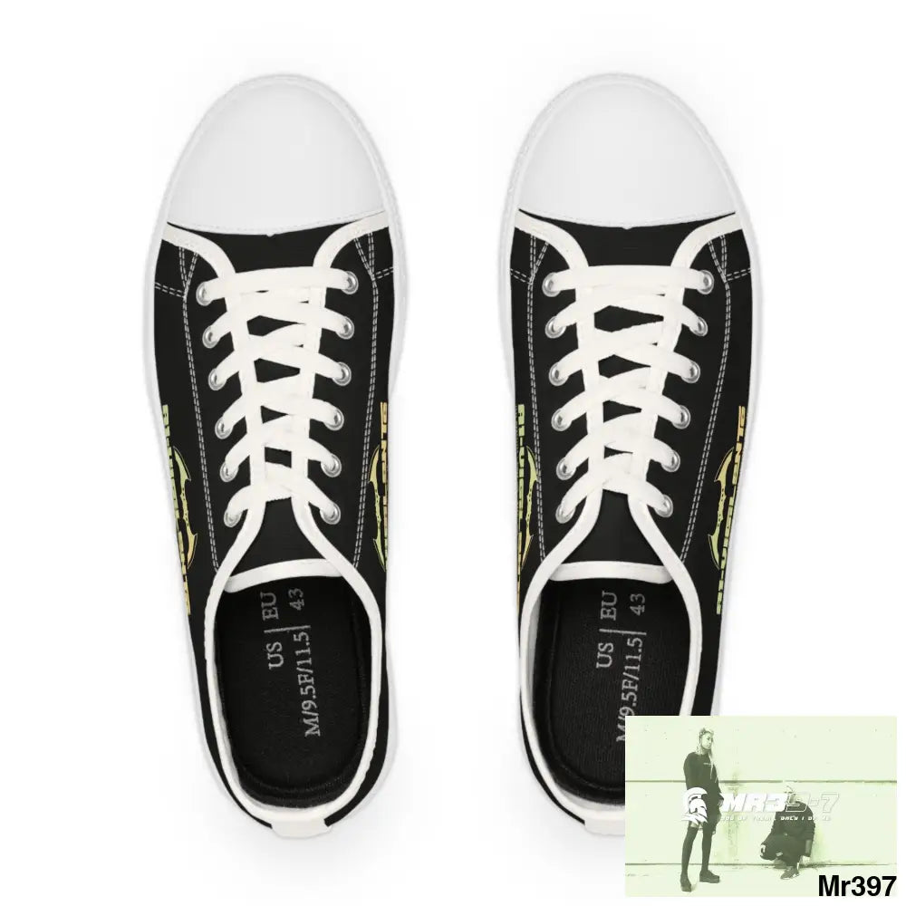 Black A1-Vigilante Men’s Low Top Sneakers Shoes