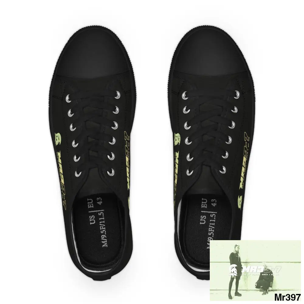 Black MR39S Men’s Low Top Sneakers Shoes