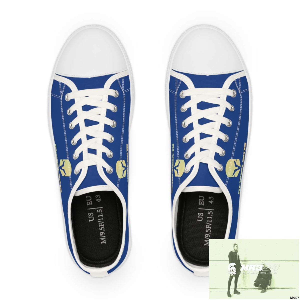 Blue A1-Vigilante Men’s Low Top Sneakers Shoes