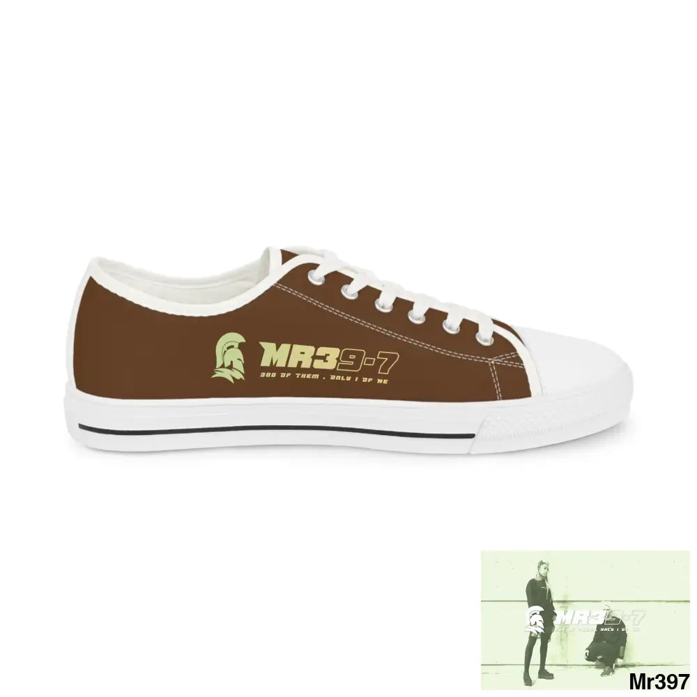 Brown MR39S Men’s Low Top Sneakers Shoes
