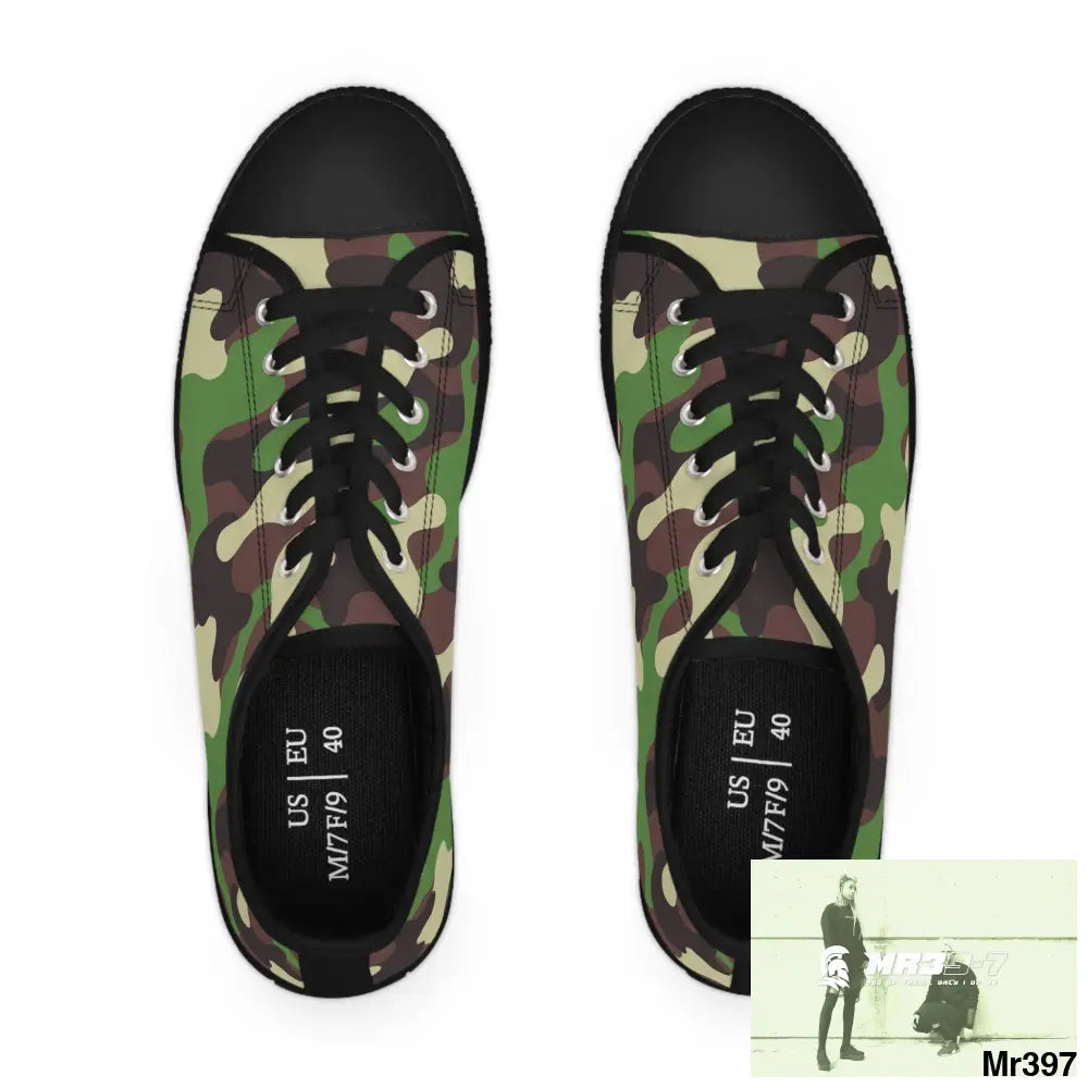 Camo no 10 Women’s Low Top Sneakers Shoes