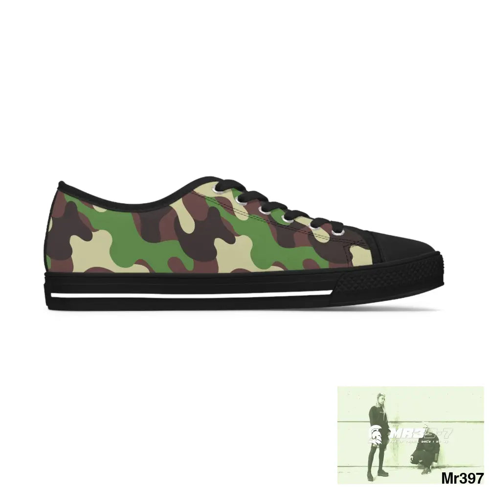 Camo no 10 Women’s Low Top Sneakers Shoes