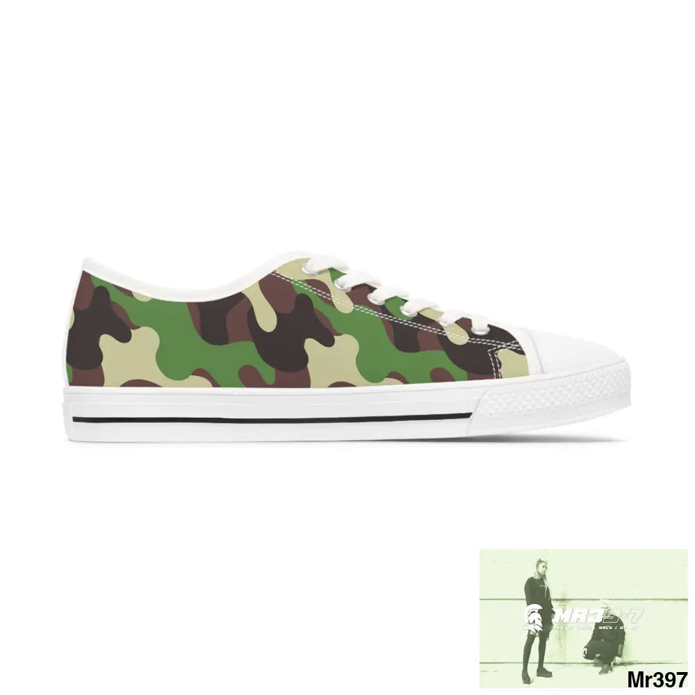 Camo no 10 Women’s Low Top Sneakers Shoes