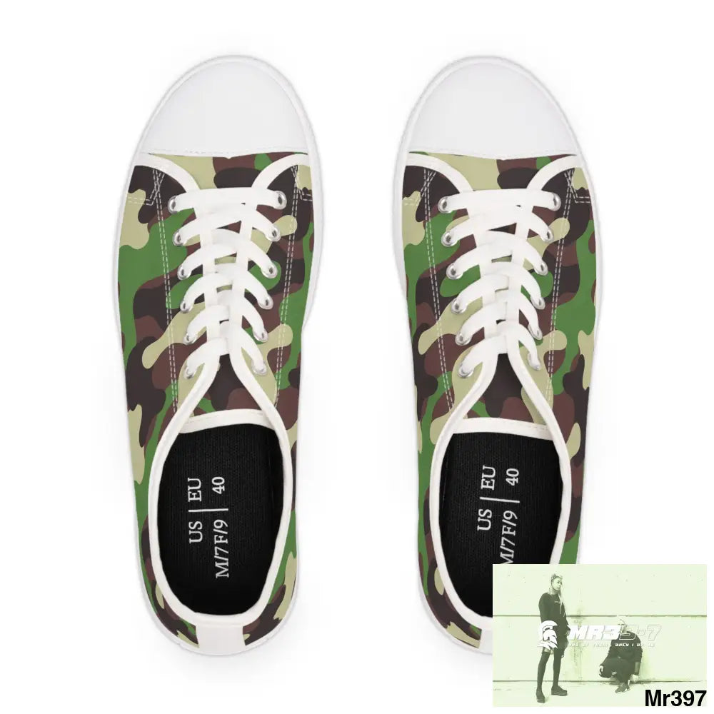 Camo no 10 Women’s Low Top Sneakers Shoes