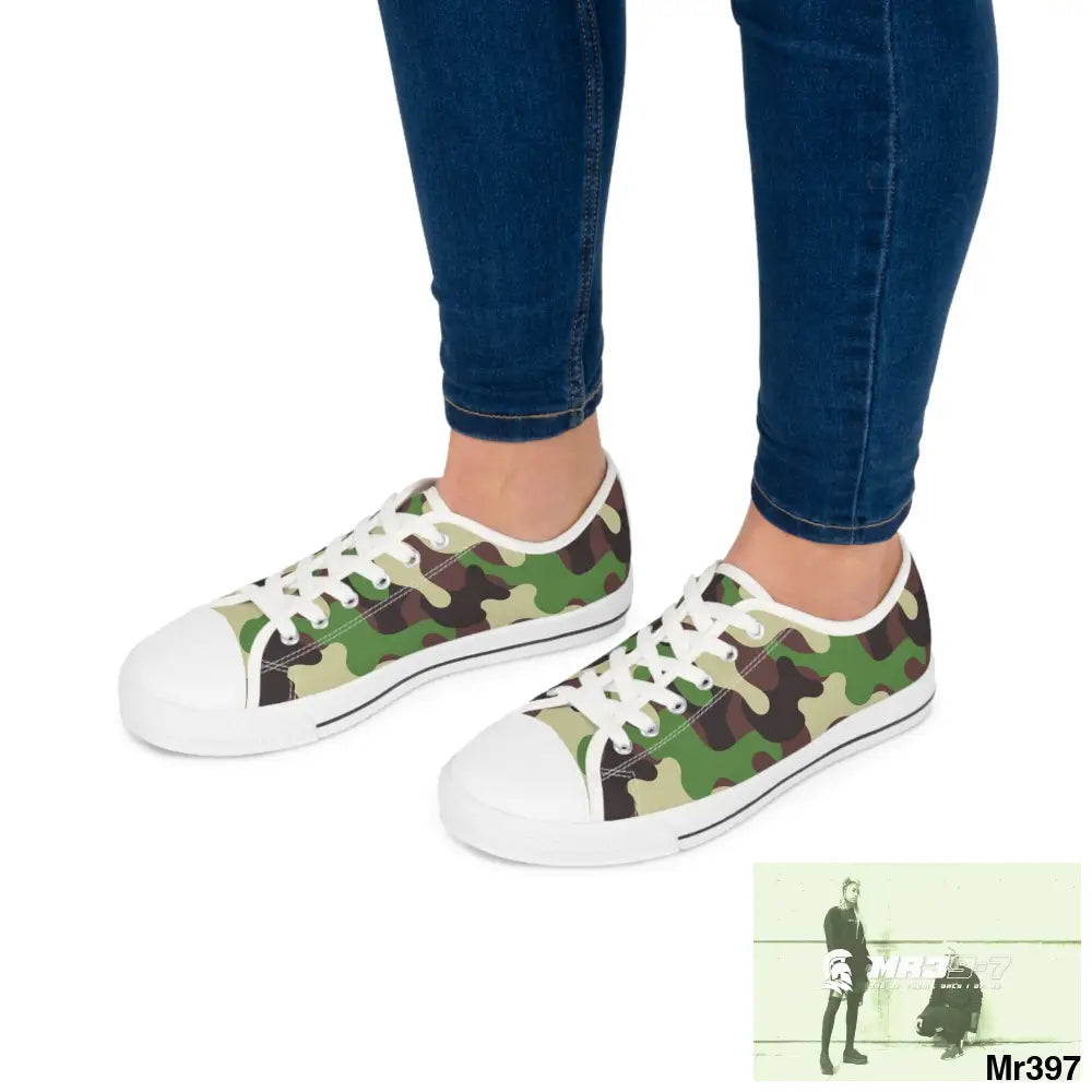 Camo no 10 Women’s Low Top Sneakers Shoes