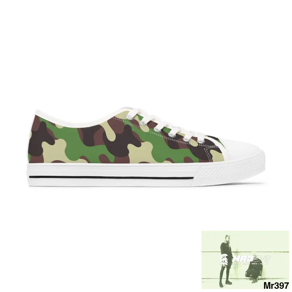 Camo no 10 Women’s Low Top Sneakers Shoes