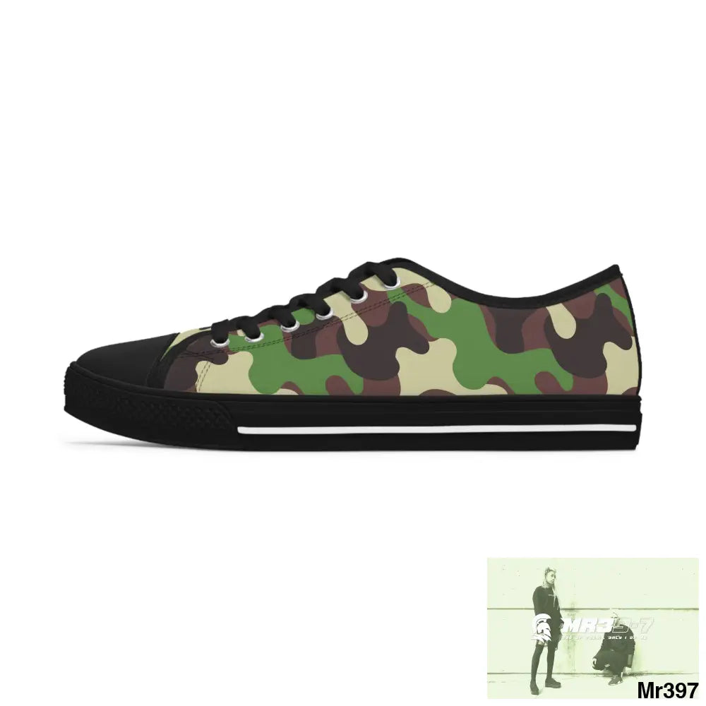 Camo no 10 Women’s Low Top Sneakers Shoes