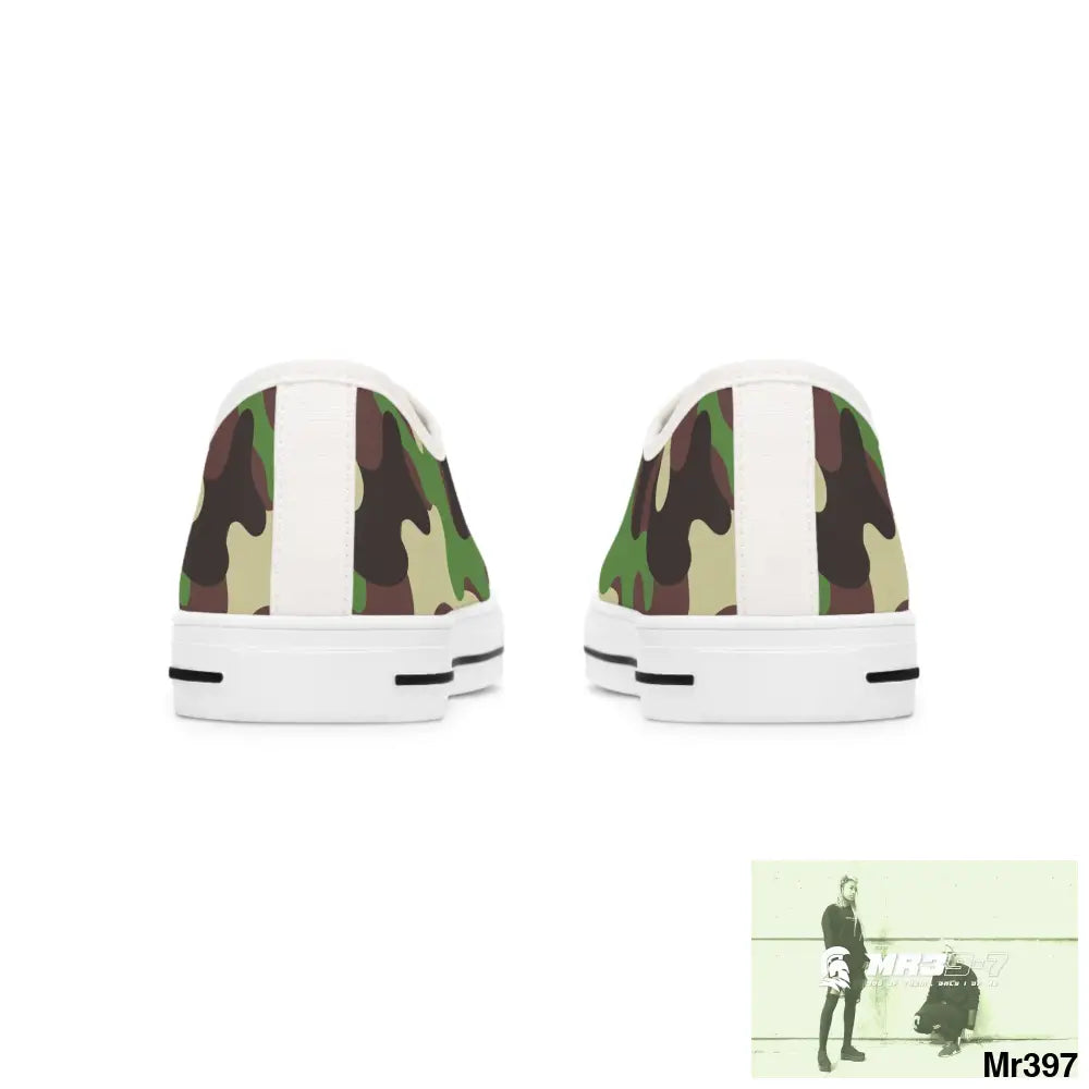 Camo no 10 Women’s Low Top Sneakers Shoes