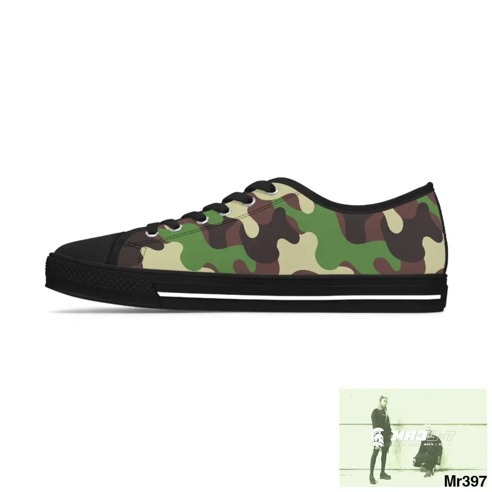 Camo no 10 Women’s Low Top Sneakers Shoes