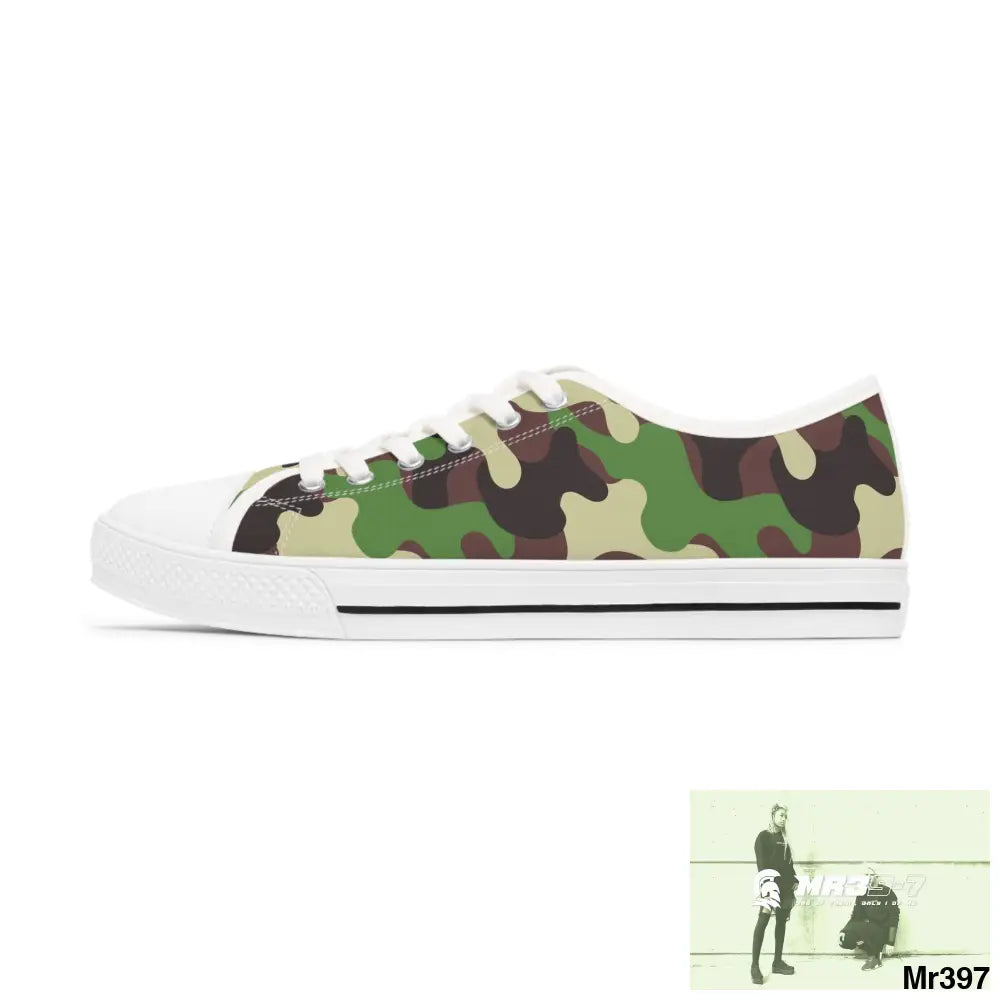 Camo no 10 Women’s Low Top Sneakers Shoes
