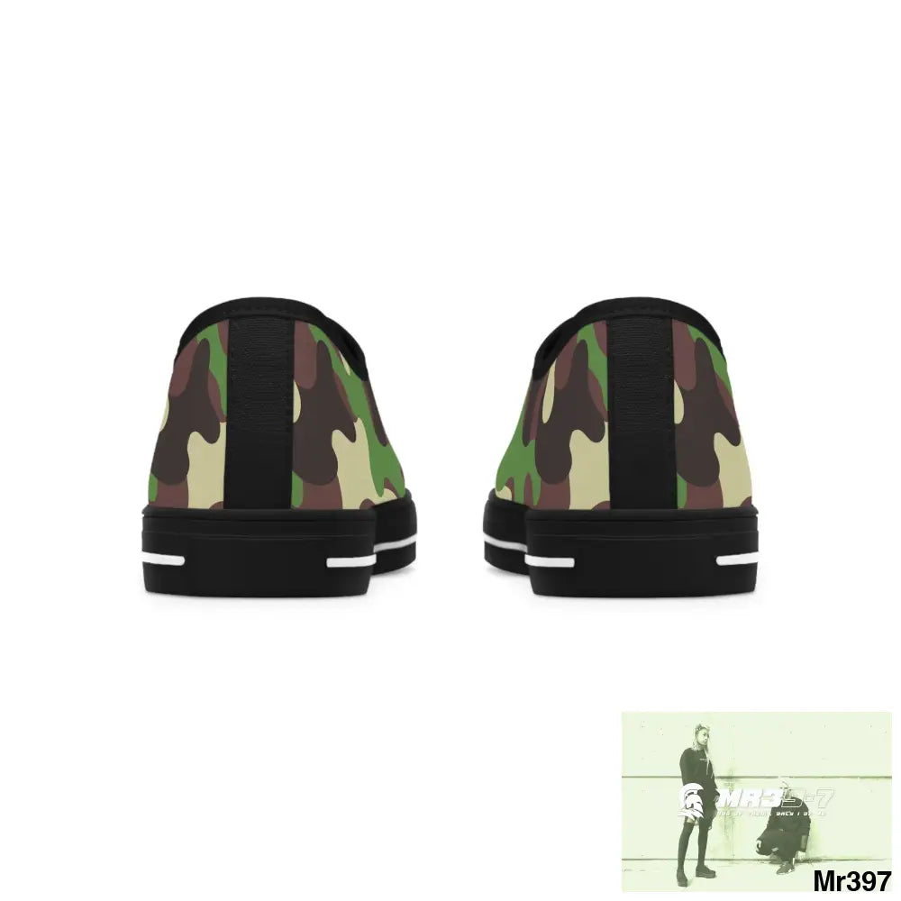 Camo no 10 Women’s Low Top Sneakers Shoes