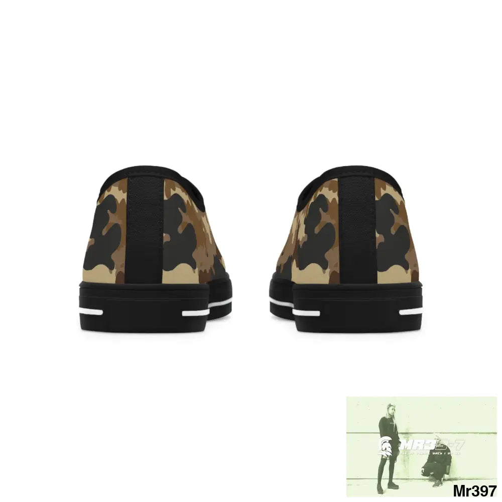 Camo no 11 Women’s Low Top Sneakers Shoes