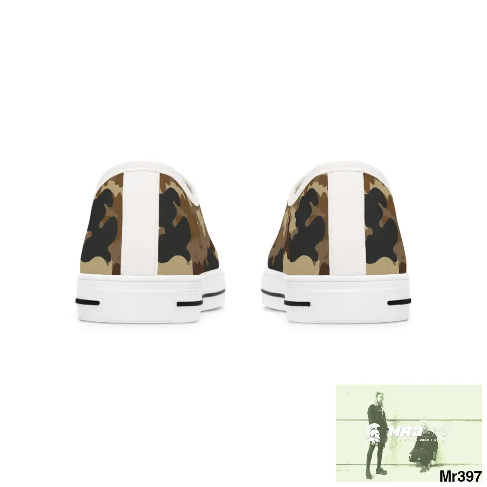 Camo no 11 Women’s Low Top Sneakers Shoes