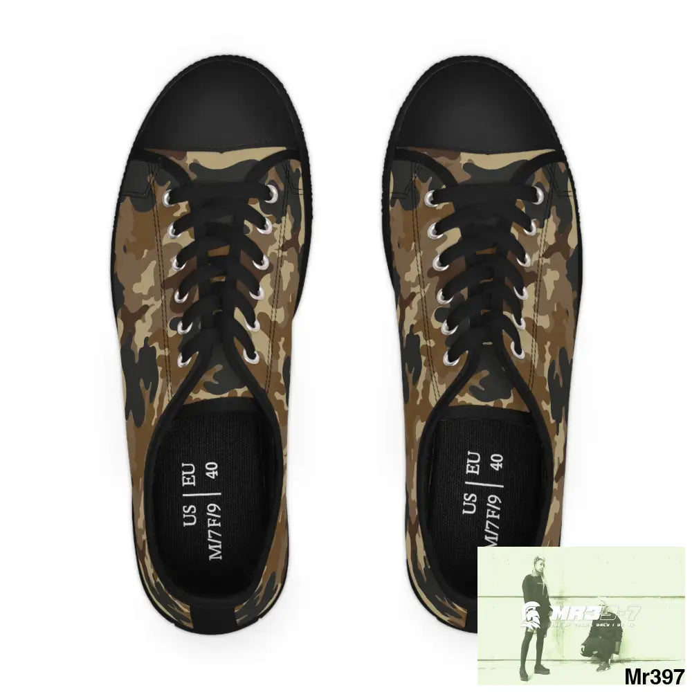 Camo no 11 Women’s Low Top Sneakers Shoes