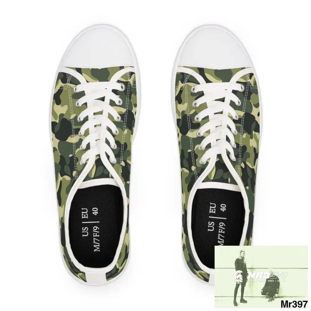Camo no 5 Women’s Low Top Sneakers Shoes