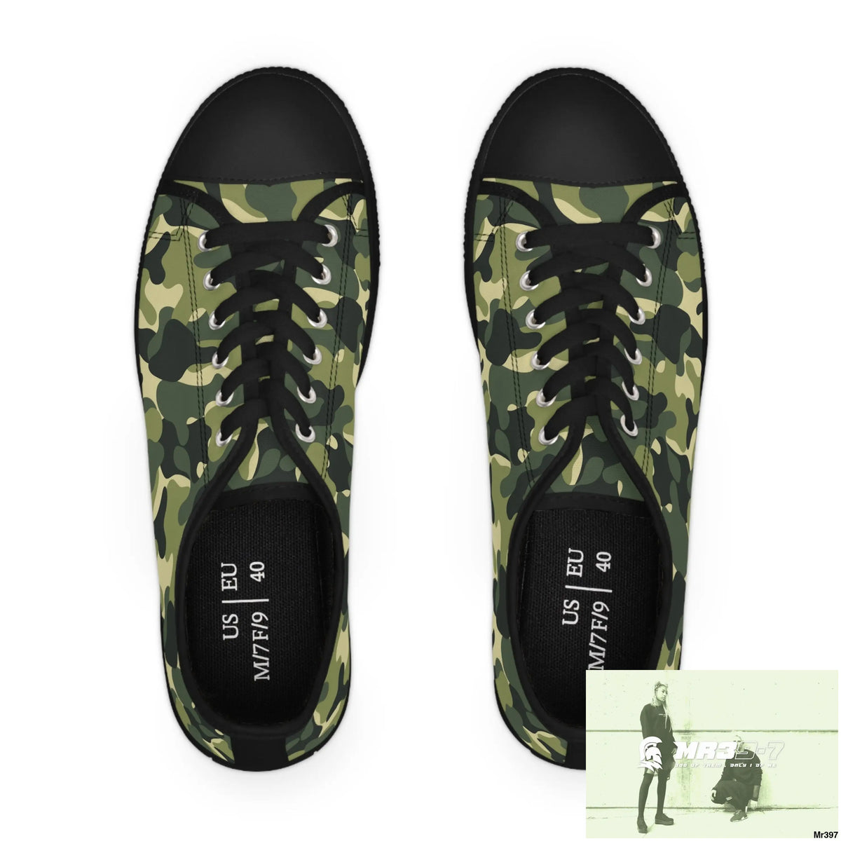 Camo no 5 Women’s Low Top Sneakers Shoes