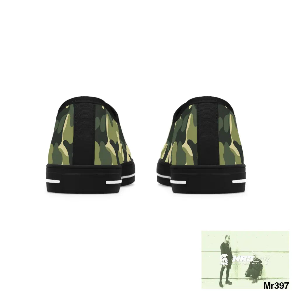 Camo no 5 Women’s Low Top Sneakers Shoes