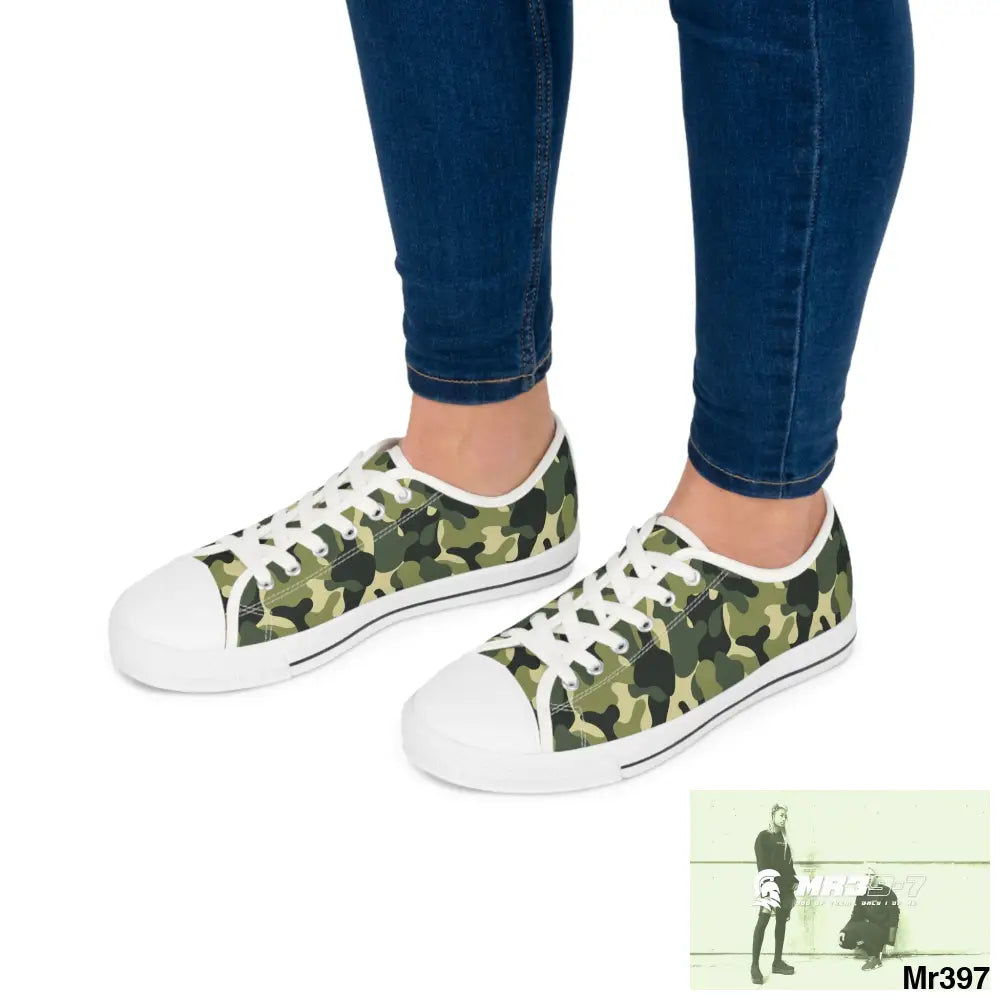 Camo no 5 Women’s Low Top Sneakers Shoes
