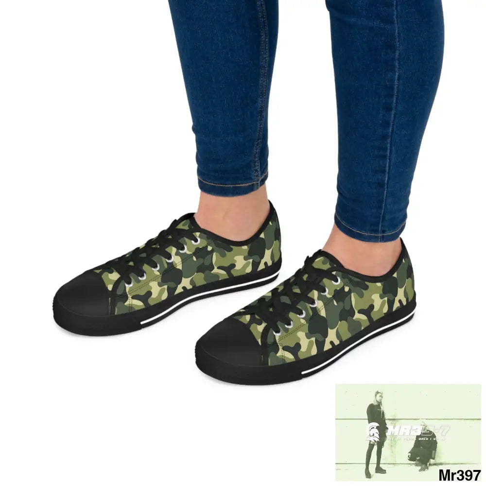 Camo no 5 Women’s Low Top Sneakers Shoes