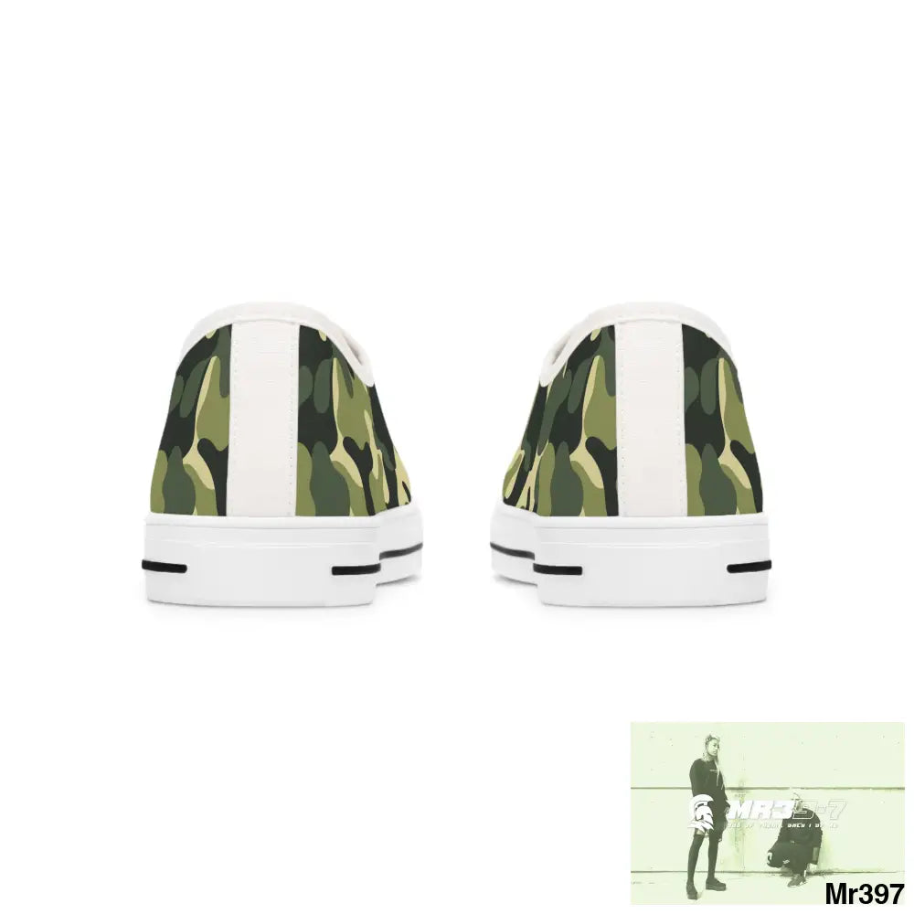 Camo no 5 Women’s Low Top Sneakers Shoes