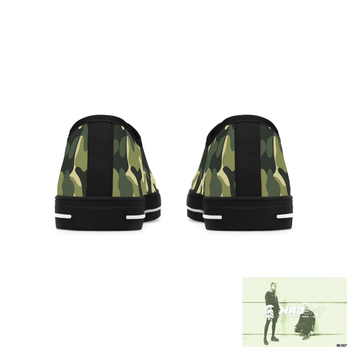 Camo no 5 Women’s Low Top Sneakers Shoes