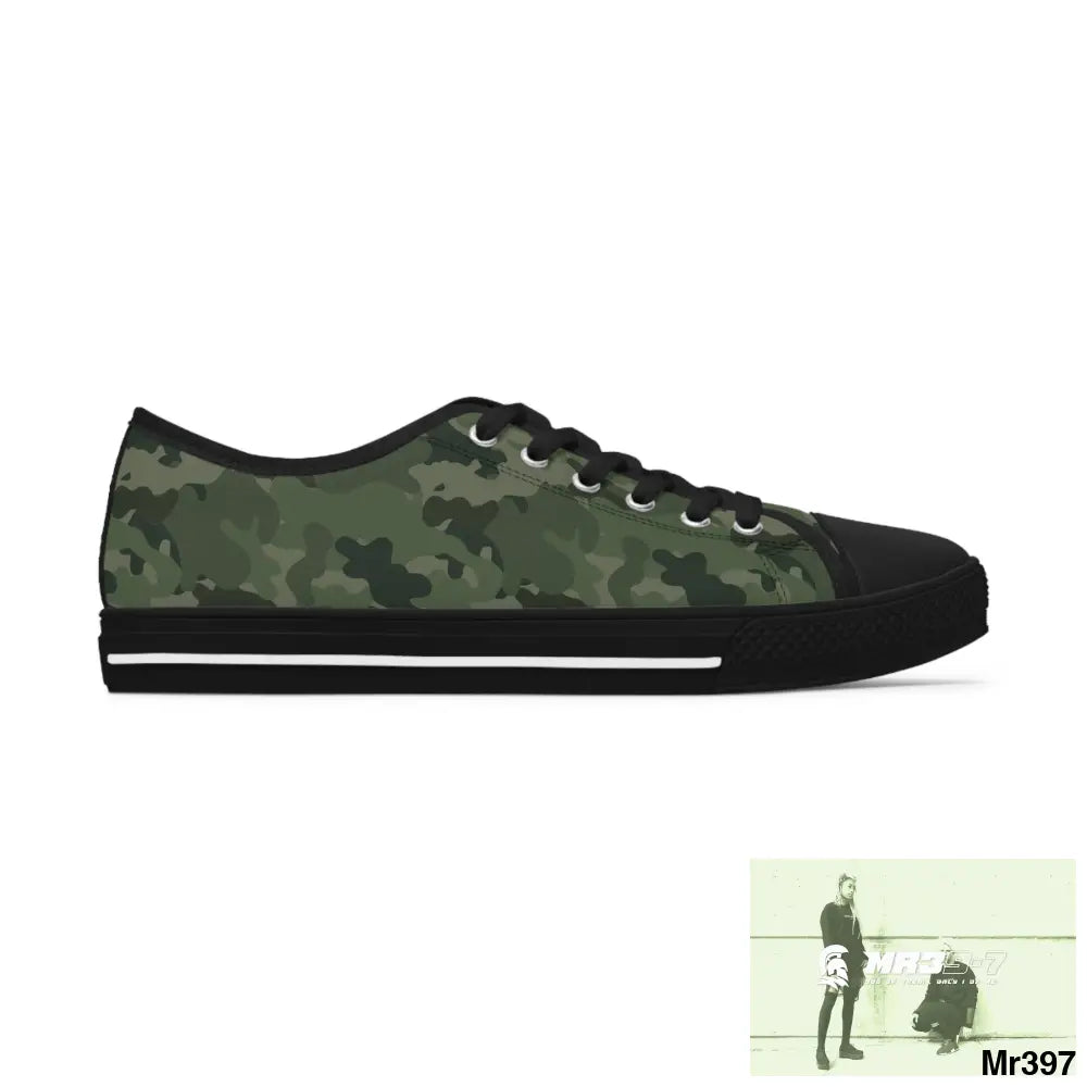 Camo no 6 Women’s Low Top Sneakers Shoes