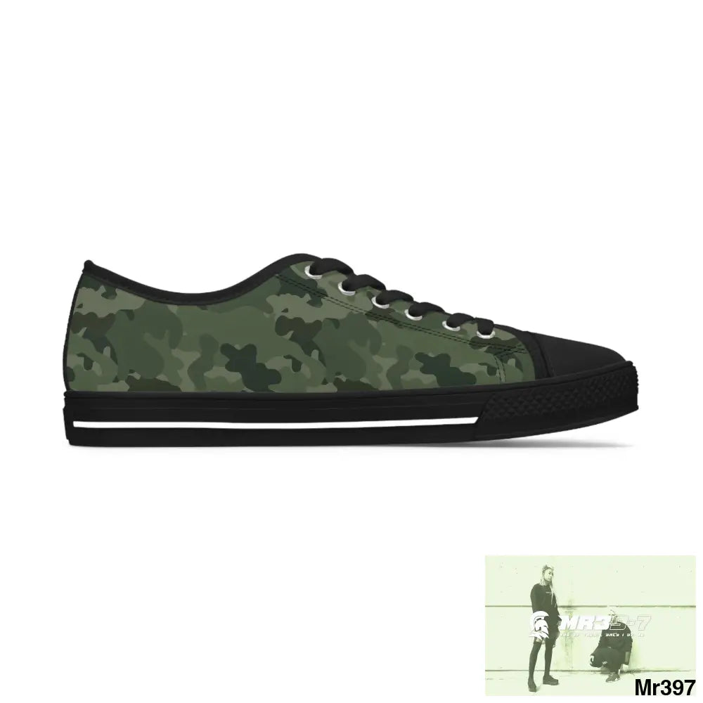 Camo no 6 Women’s Low Top Sneakers Shoes