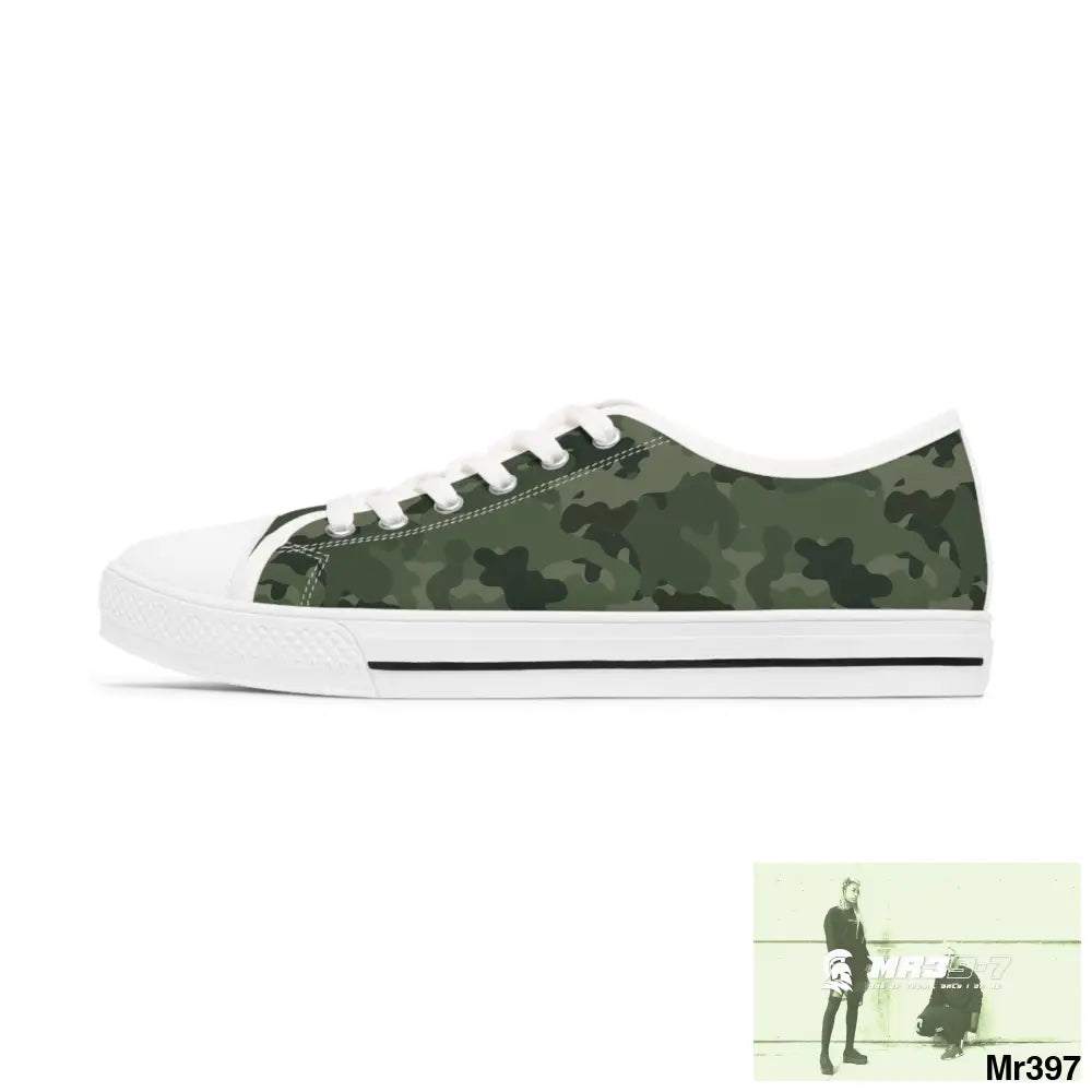 Camo no 6 Women’s Low Top Sneakers Shoes