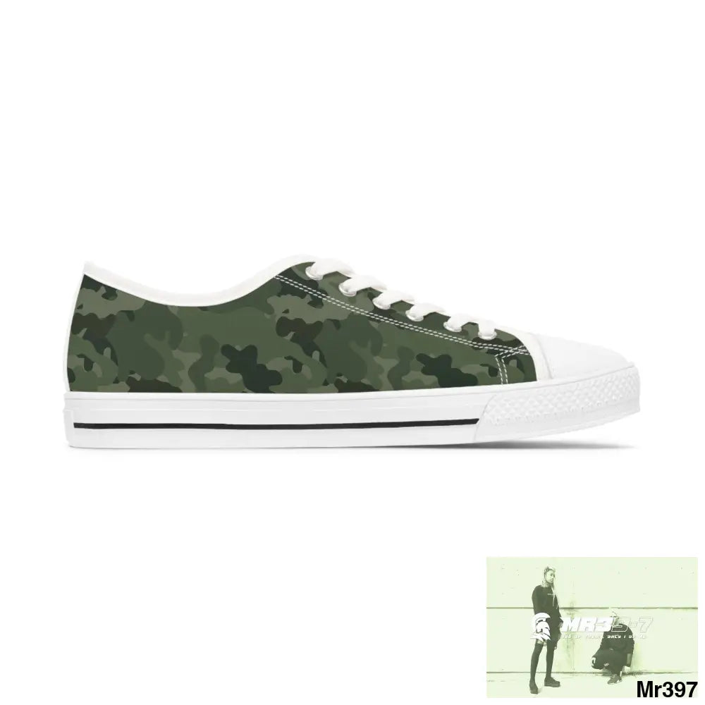 Camo no 6 Women’s Low Top Sneakers Shoes