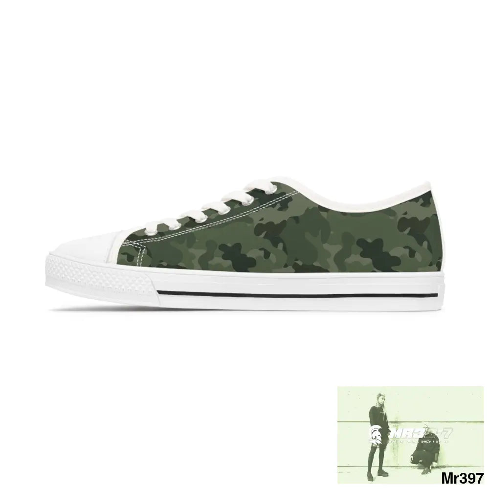 Camo no 6 Women’s Low Top Sneakers Shoes