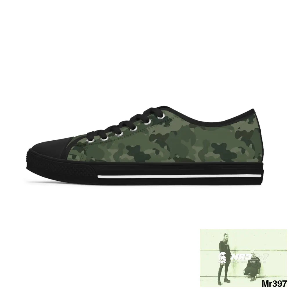 Camo no 6 Women’s Low Top Sneakers Shoes
