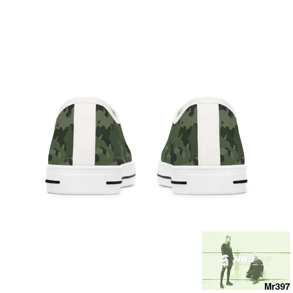 Camo no 6 Women’s Low Top Sneakers Shoes