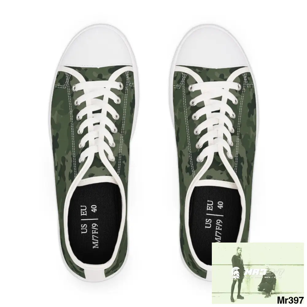 Camo no 6 Women’s Low Top Sneakers Shoes