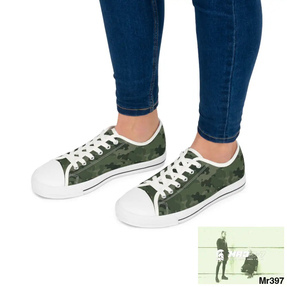 Camo no 6 Women’s Low Top Sneakers Shoes