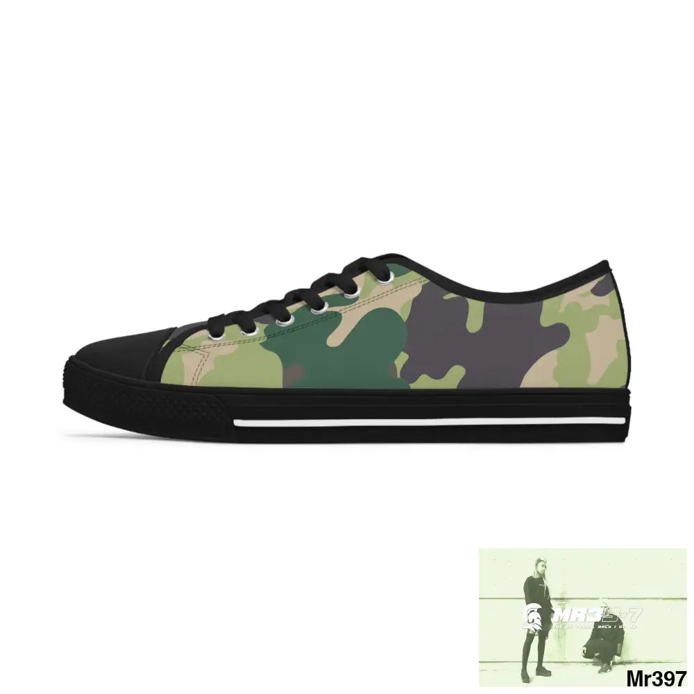 Camo no 9 Women’s Low Top Sneakers Shoes