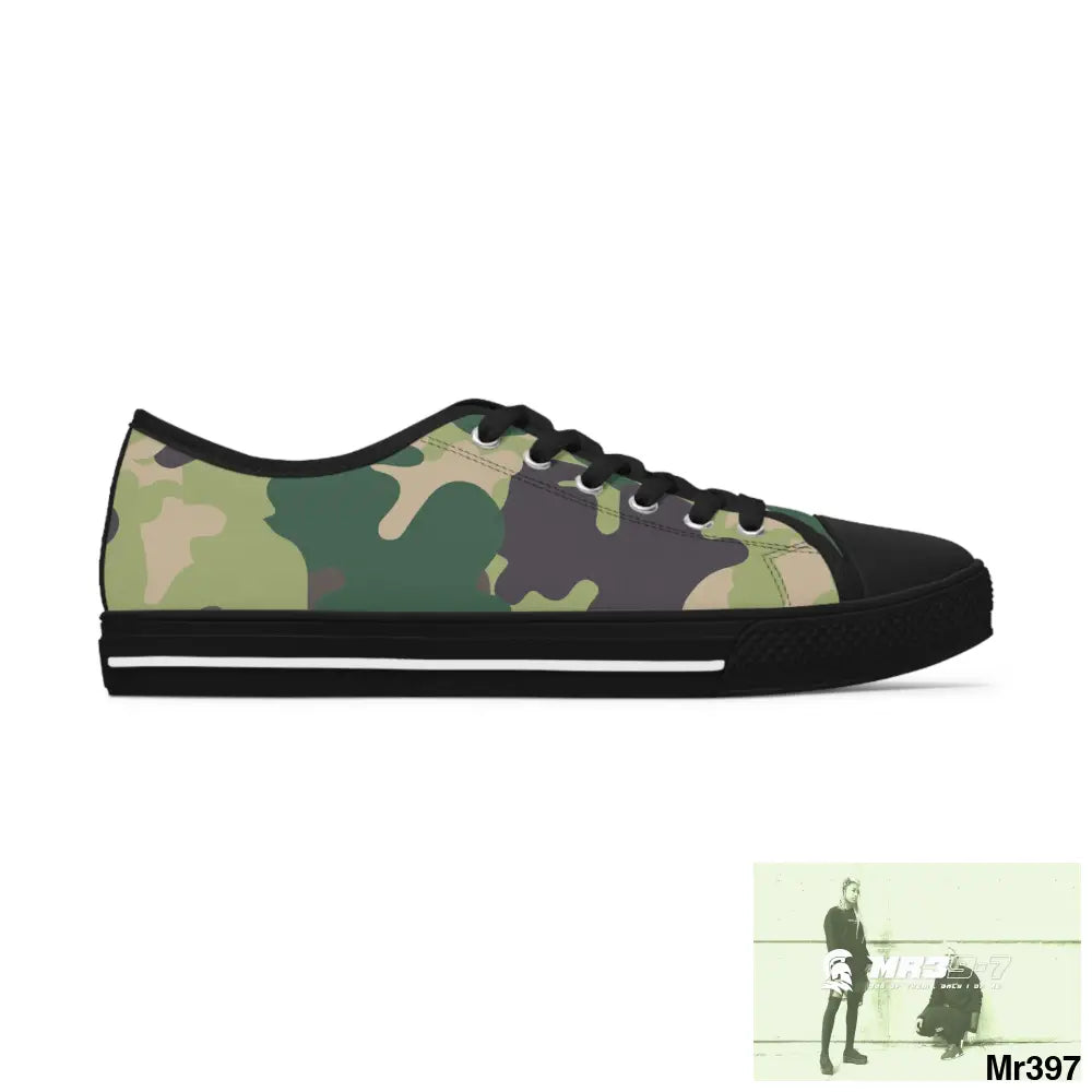 Camo no 9 Women’s Low Top Sneakers Shoes