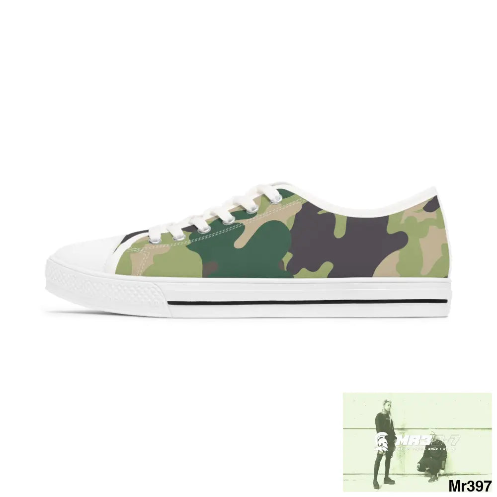Camo no 9 Women’s Low Top Sneakers Shoes