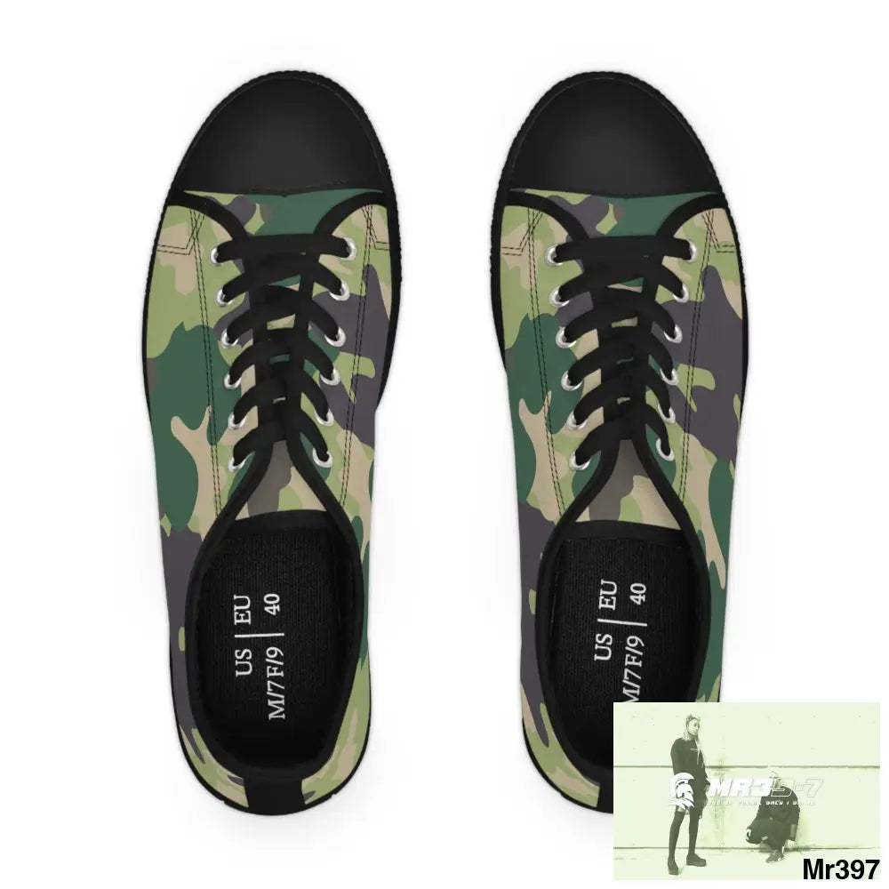 Camo no 9 Women’s Low Top Sneakers Shoes