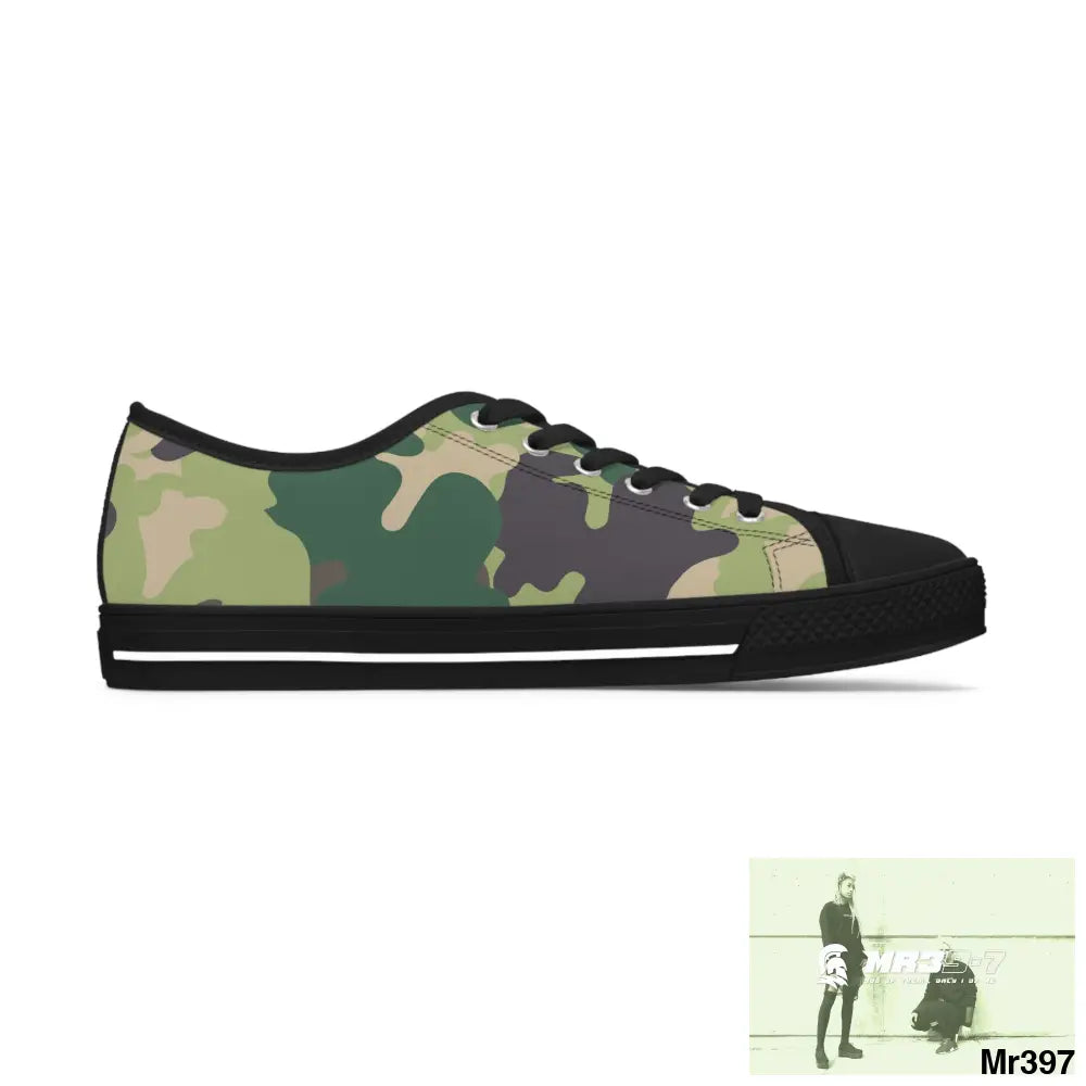 Camo no 9 Women’s Low Top Sneakers Shoes
