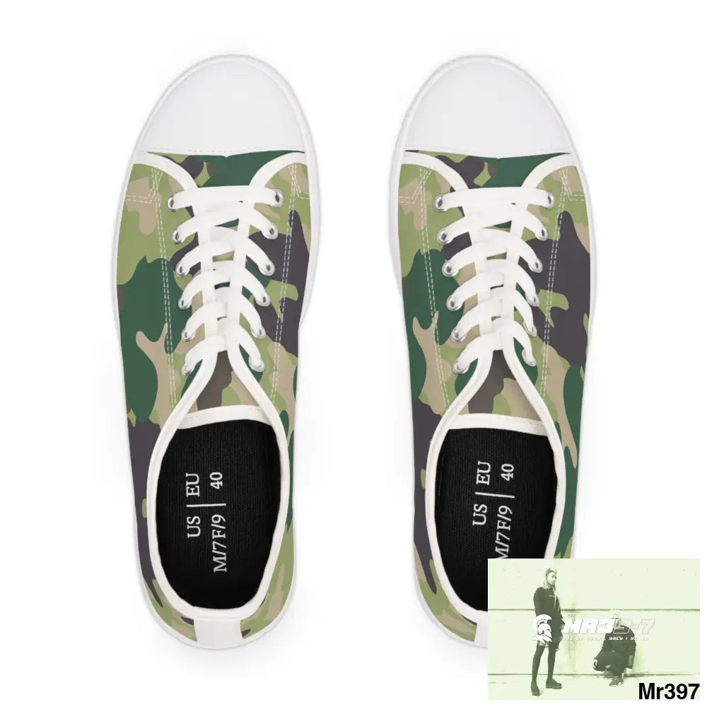 Camo no 9 Women’s Low Top Sneakers Shoes