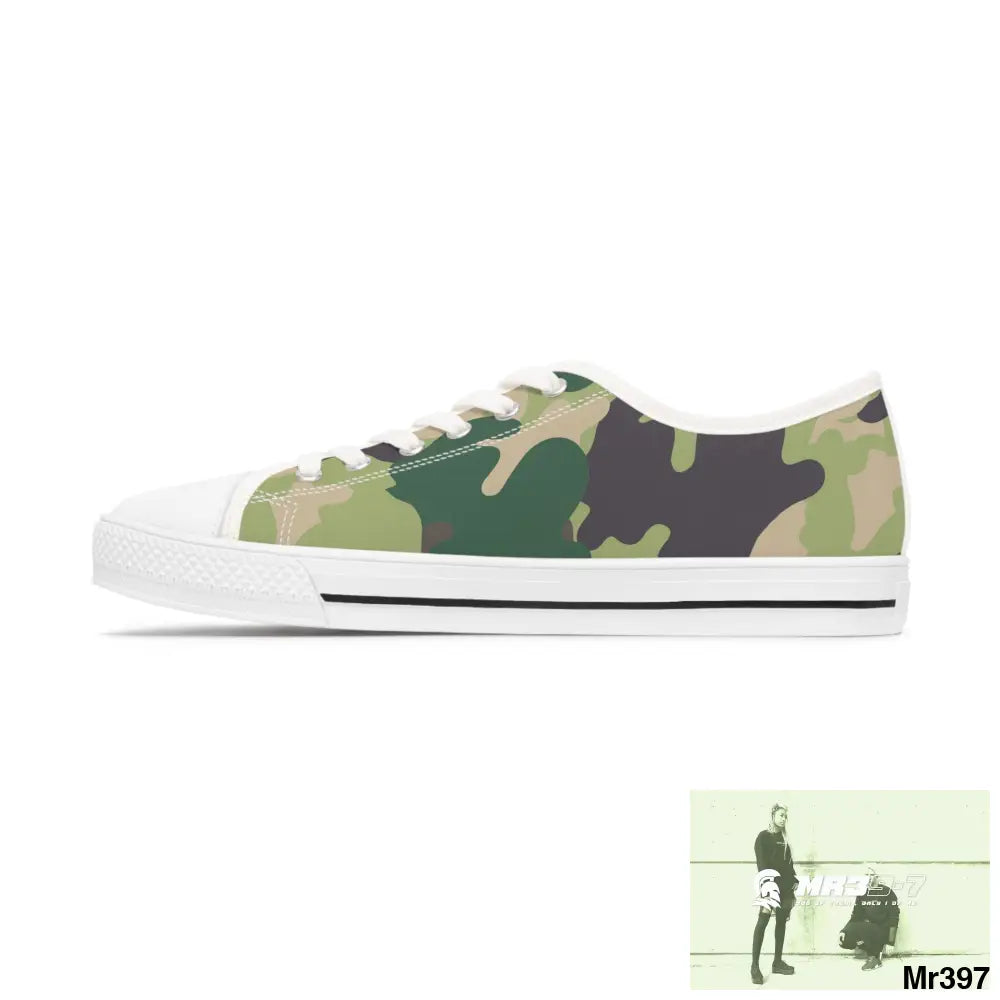 Camo no 9 Women’s Low Top Sneakers Shoes