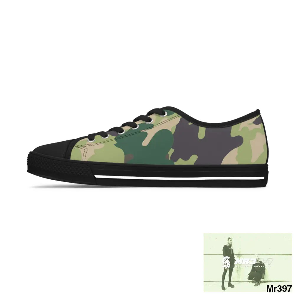 Camo no 9 Women’s Low Top Sneakers Shoes