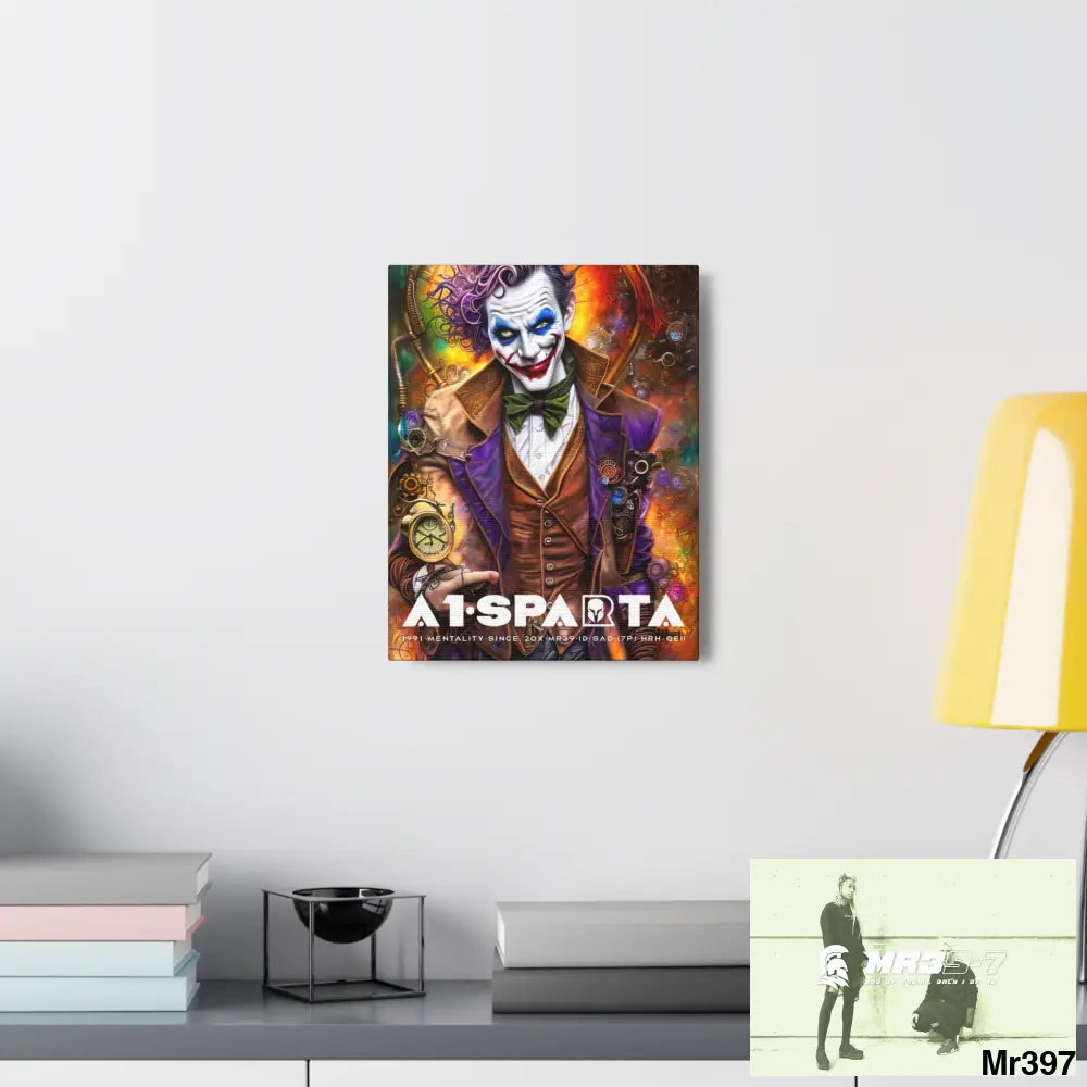 Canvas Gallery Wraps A1.Sparta Steampunk Joker Hearts Tribal Fractal Canvas