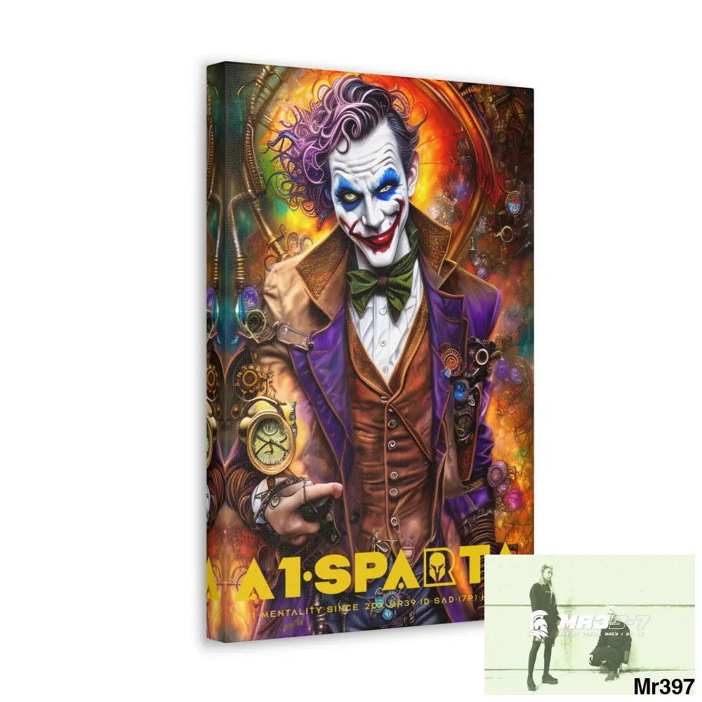Canvas Gallery Wraps A1.Sparta Steampunk Joker Hearts Tribal Fractal Canvas