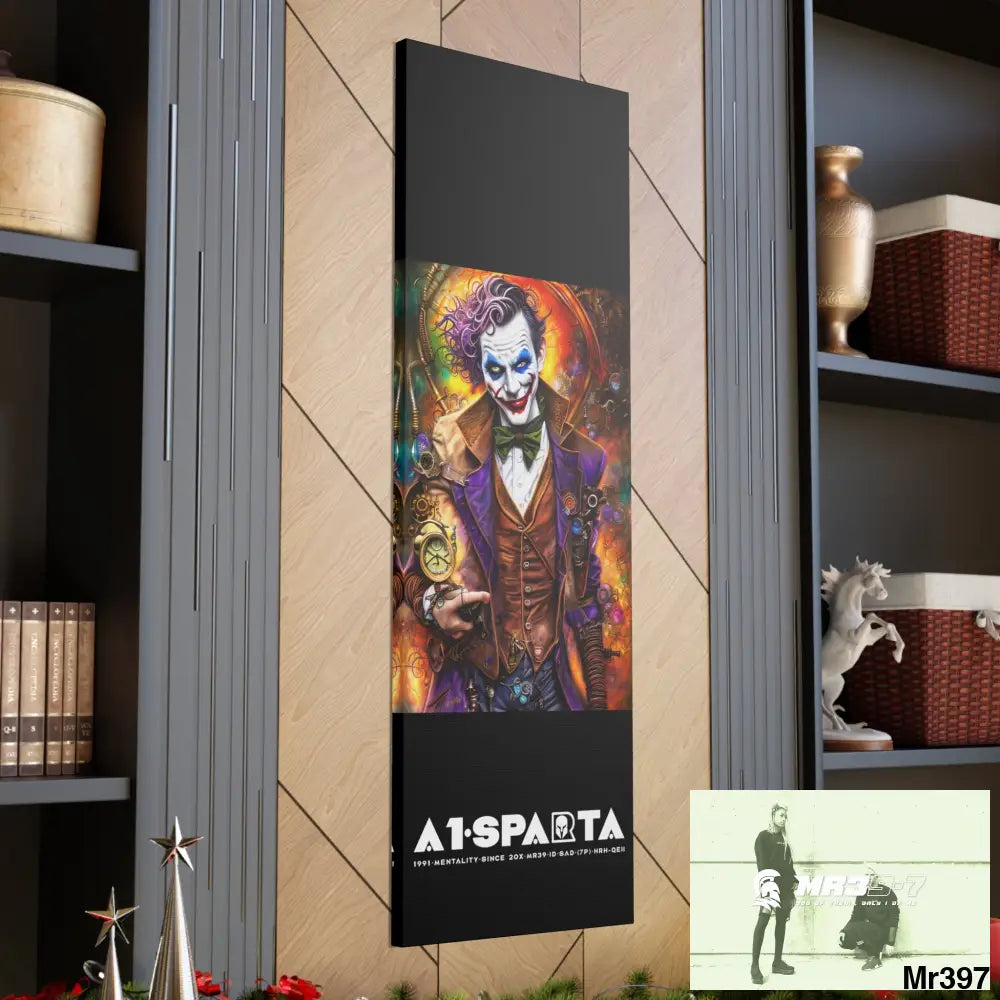 Canvas Gallery Wraps A1.Sparta Steampunk Joker Hearts Tribal Fractal Canvas