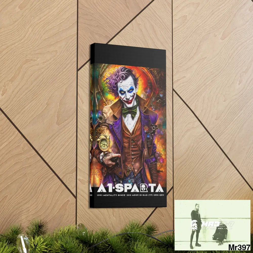Canvas Gallery Wraps A1.Sparta Steampunk Joker Hearts Tribal Fractal Canvas