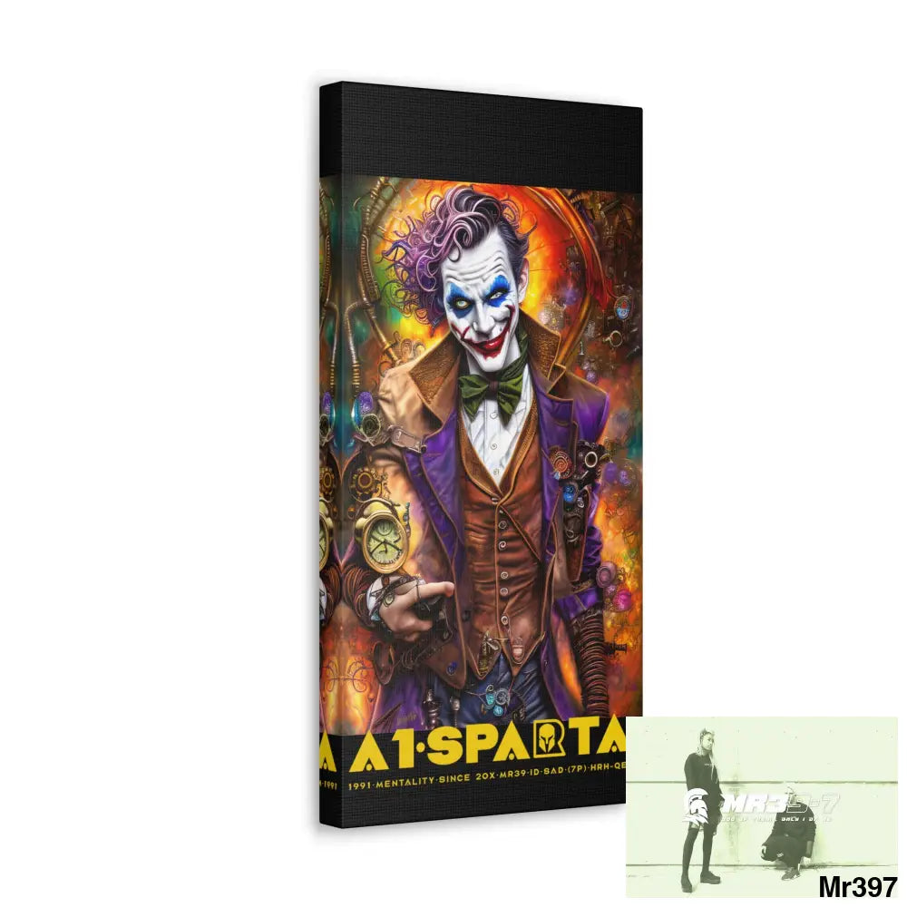 Canvas Gallery Wraps A1.Sparta Steampunk Joker Hearts Tribal Fractal Canvas