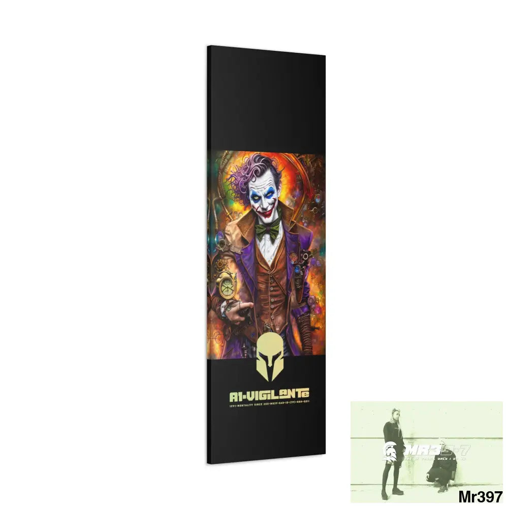 Canvas Gallery Wraps A1vigilante Steampunk Joker Hearts Tribal Fractal Canvas