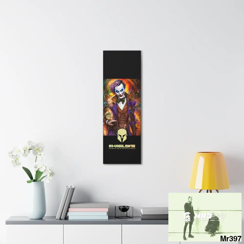 Canvas Gallery Wraps A1vigilante Steampunk Joker Hearts Tribal Fractal Canvas